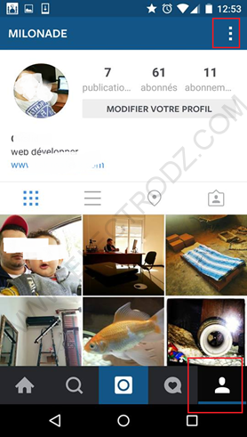 Profil Instagram