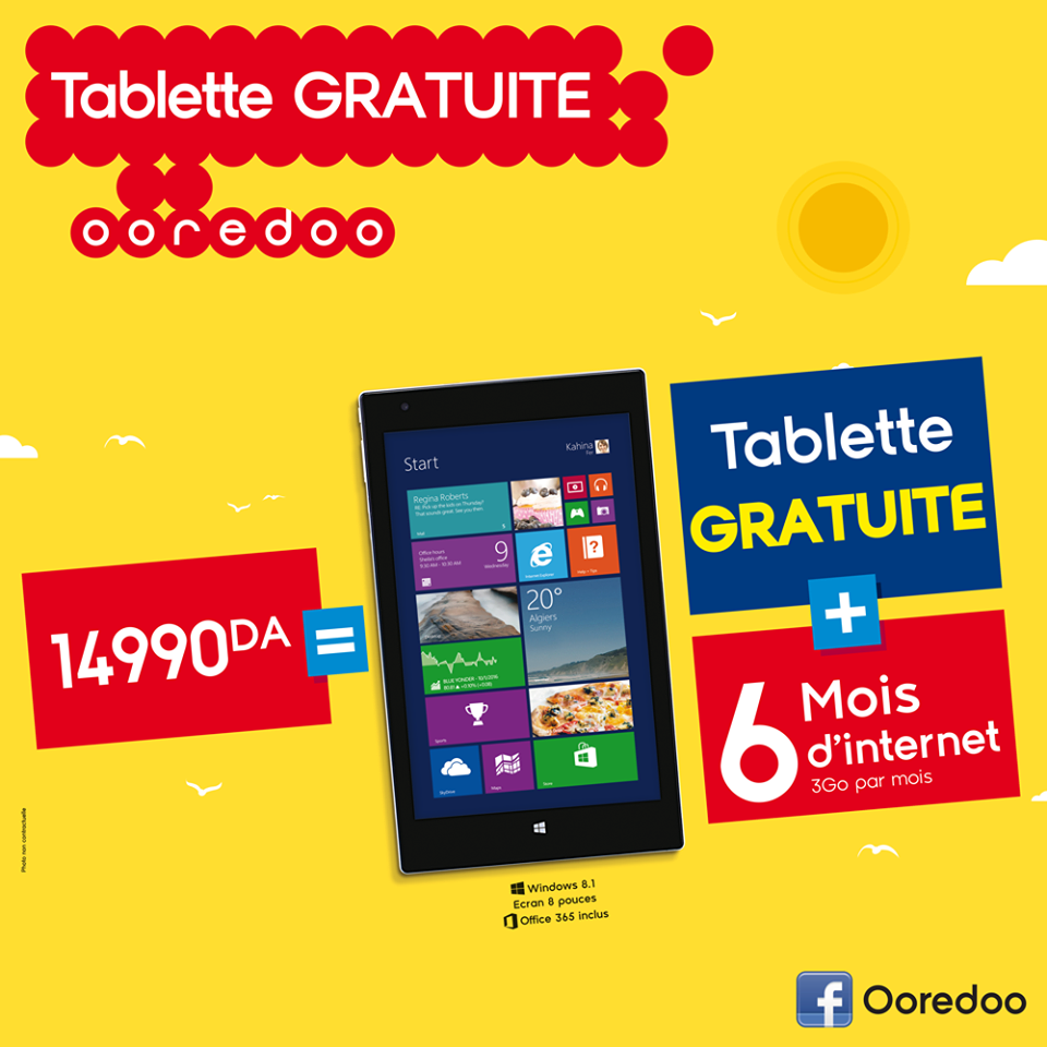 systeme android pour tablette ooredoo
