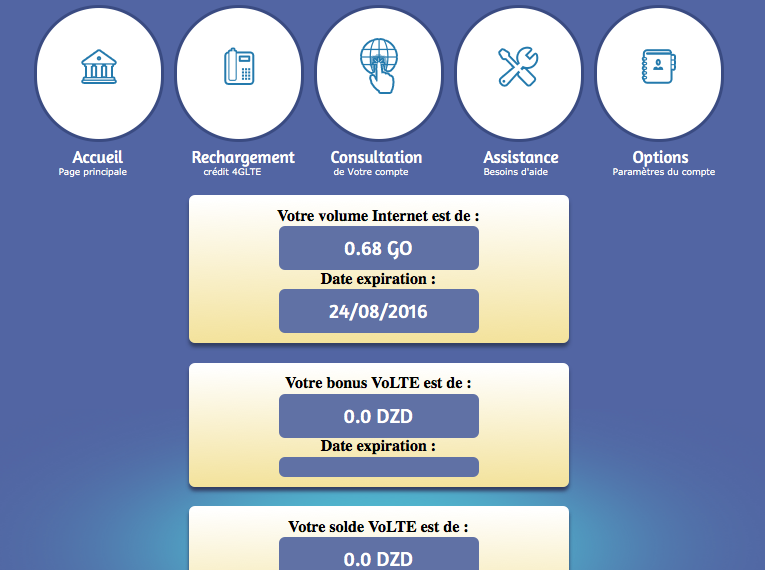 VoLTE Algérie Télécom