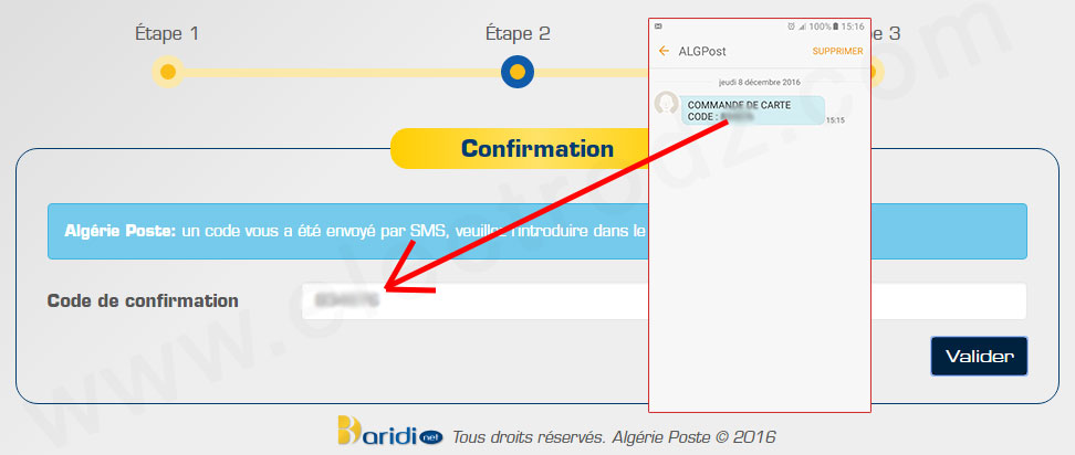 Validation numéro de téléphone